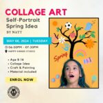 COLLAGE ART FOR TEEN (AGES 8-14) SELF PORTRAIT