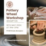 THROW WHEEL POTTERY FOR ADULTS (AGES 17+) WORKSHOMAY 18, 2024